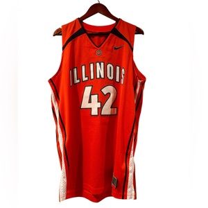 Fighting Illini NCAA Nike Elite  Authentic Jersey Size XL